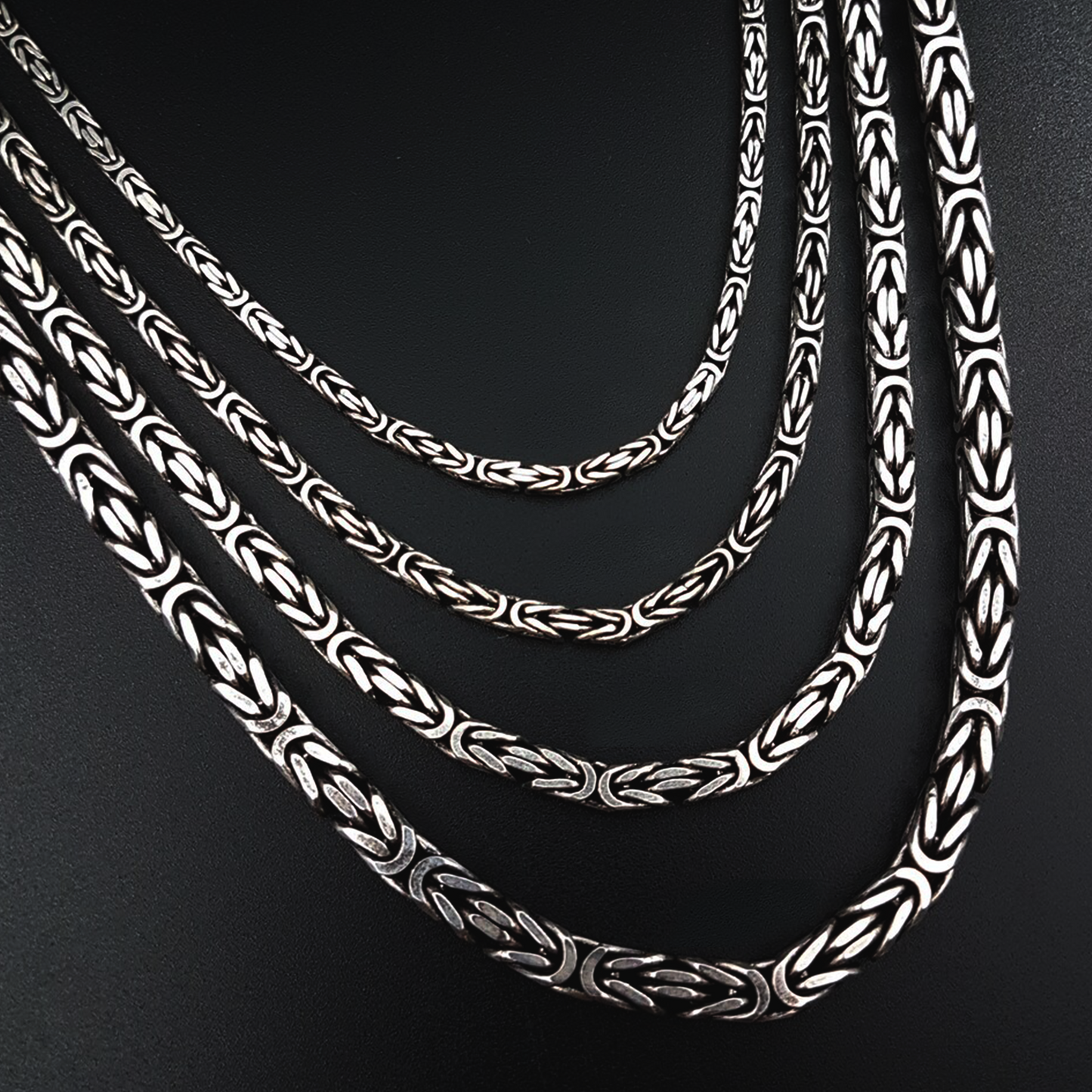Byzantine Chain - Sterling Silver