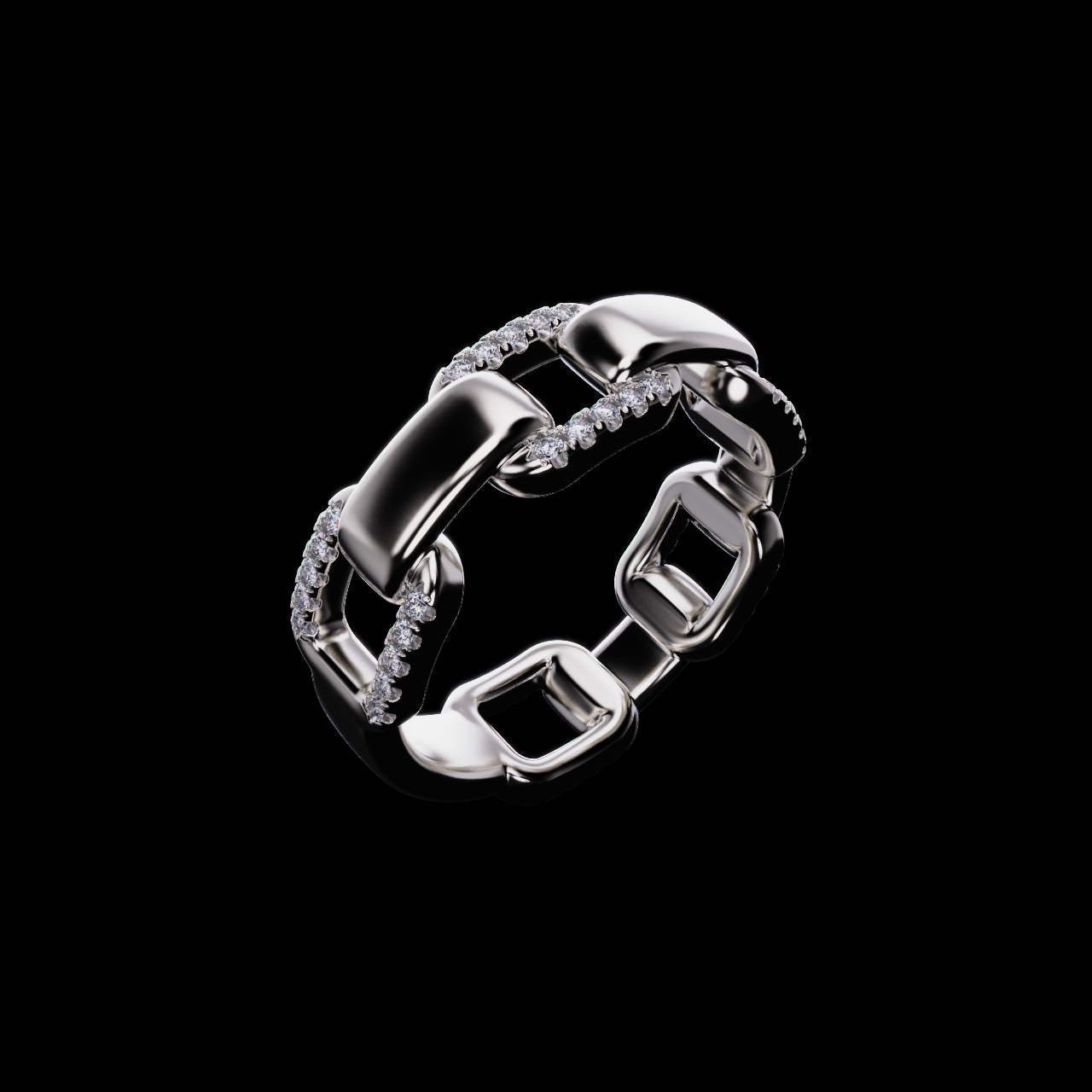 Diamond Edge Chain Ring