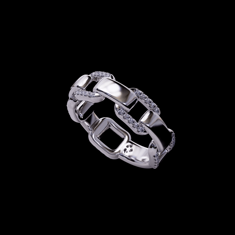 Diamond Edge Chain Ring
