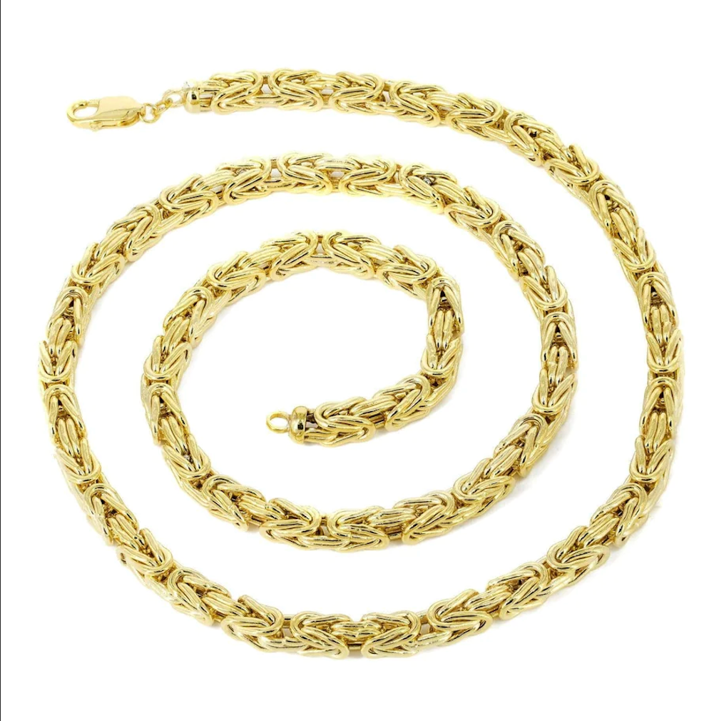 1.5-2.5mm Byzantine Chain