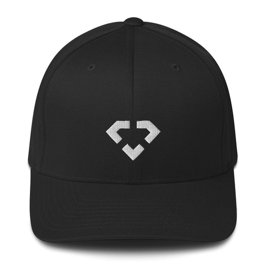 Classic CJ branded ChainsNFT Flexfit Cap - White Logo